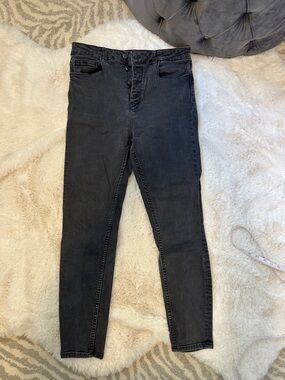 Zara black skinny jeans, size 10 US